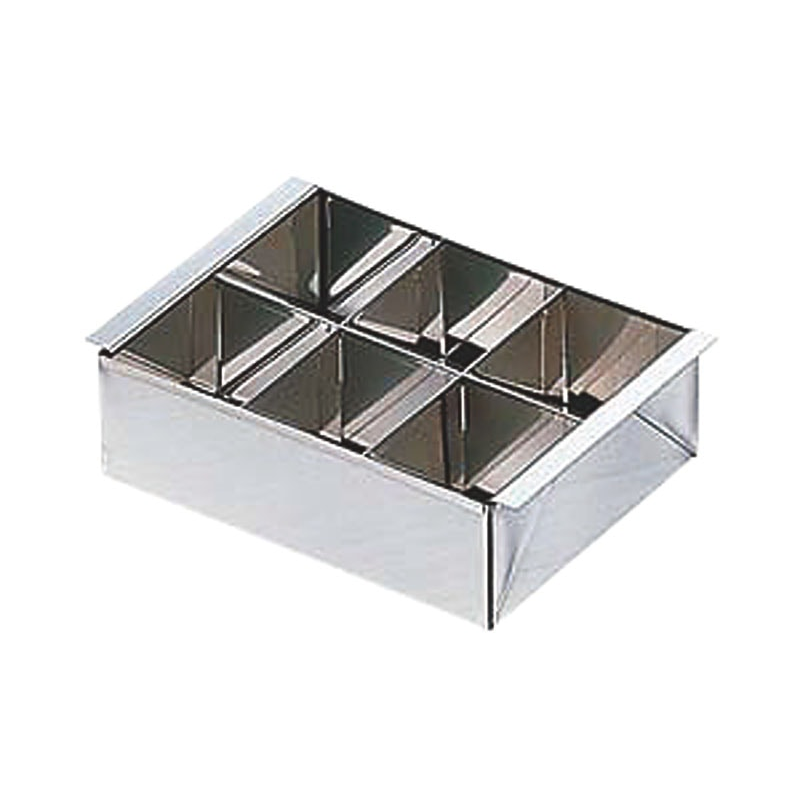 18-0デザート寒天流し 6ケ取 C-001 1個(ご注文単位1個)【直送品】