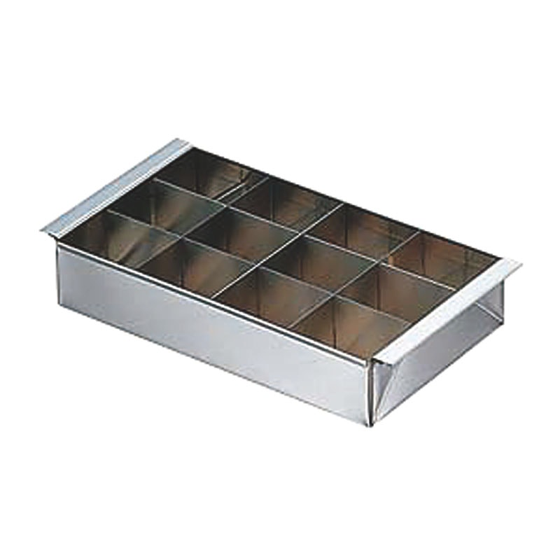 18-8デザート寒天流し 12ケ取 C-002 1個(ご注文単位1個)【直送品】