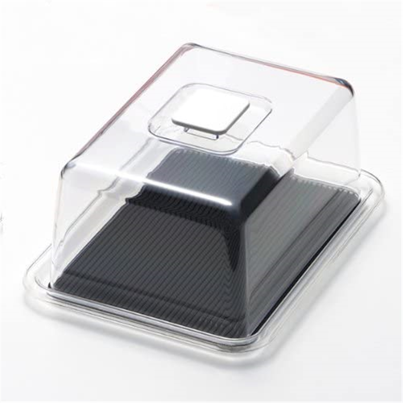 MT-1111 クリアラブリーハット角 大 ブラック 1個（ご注文単位1個）【直送品】