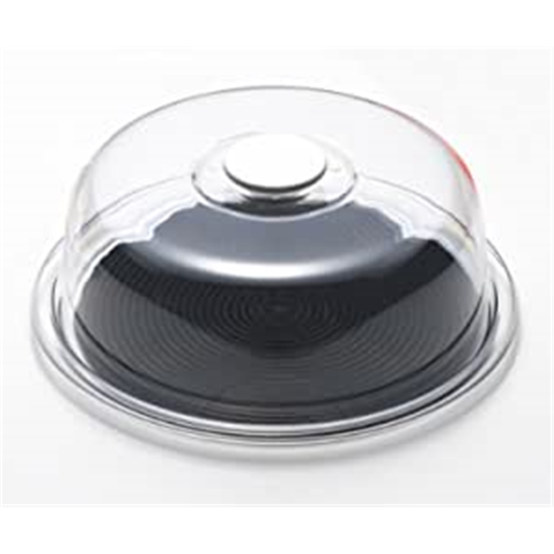 MT-1201 クリアラブリーハット 丸ケーキ中 ブラック 1個（ご注文単位1個）【直送品】