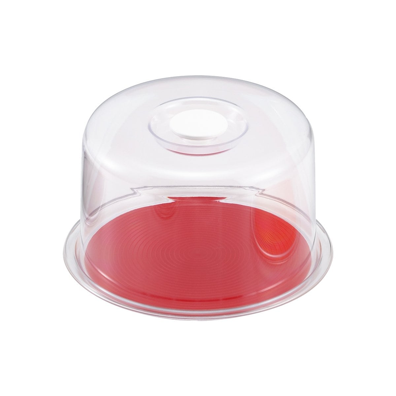 MT-4917 深型クリアラブリーハット 中 レッド 1個（ご注文単位1個）【直送品】