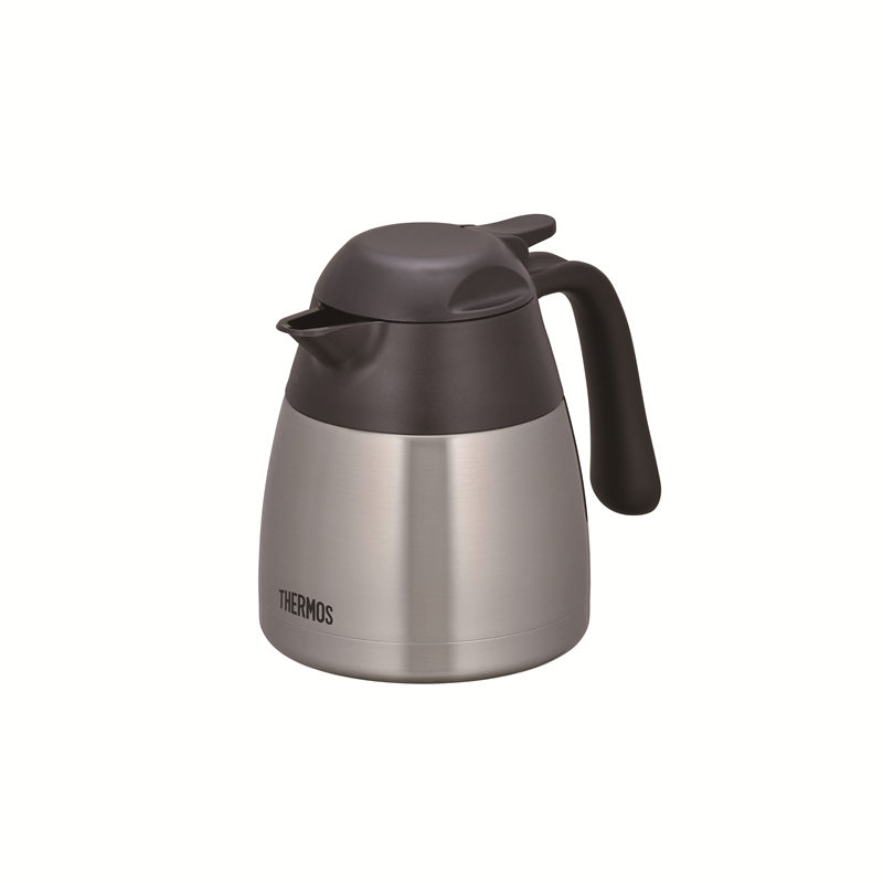 サーモス ステン卓上ポット THX-700 SBK (ステンレスブラック) 1個（ご注文単位1個）【直送品】