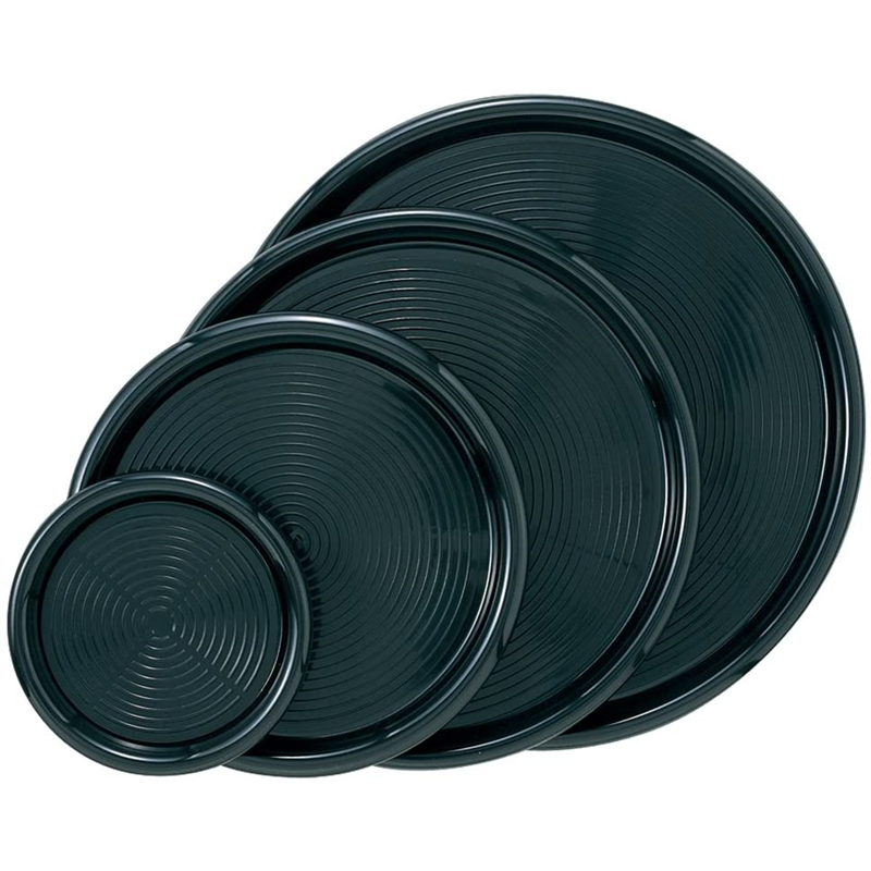 MT-012 マジックトレー丸型 大 14インチ 黒 PP袋入 1個（ご注文単位1個）【直送品】