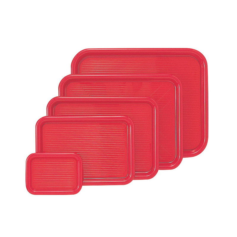 MT-002 マジックトレー 角型 14インチ 大 赤 PP袋入 1個（ご注文単位1個）【直送品】