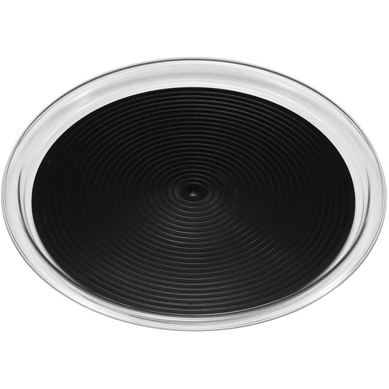 MT-1071 クリアマジックトレー丸 小 ブラック 1個（ご注文単位1個）【直送品】