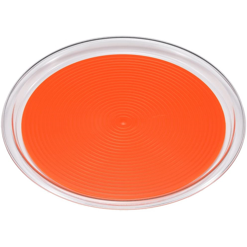 MT-1064 クリアマジックトレー丸 中 オレンジ 1個（ご注文単位1個）【直送品】