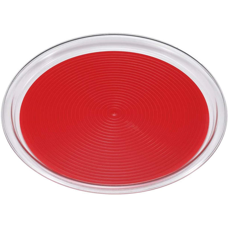 MT-1063 クリアマジックトレー丸 中 レッド 1個（ご注文単位1個）【直送品】