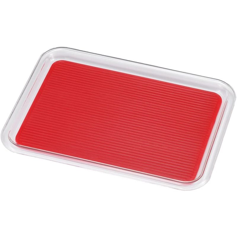 MT-1023 クリアマジックトレー角 中 レッド 1個(ご注文単位1個)【直送品】