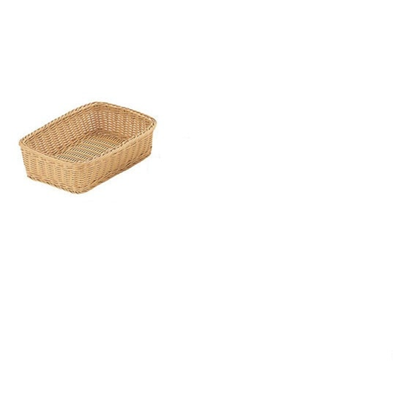 PPラタン 角型バスケット30型 アイボリー RE-313-IV 1個（ご注文単位1個）【直送品】