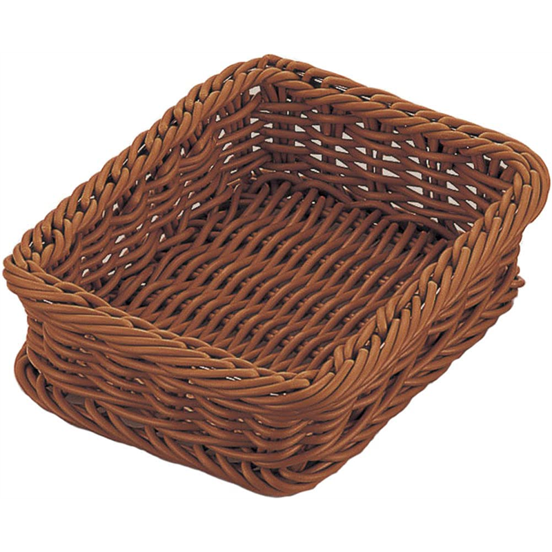 角型 フードバスケット 30型 ブラウンVBR-933-BR 1個（ご注文単位1個）【直送品】