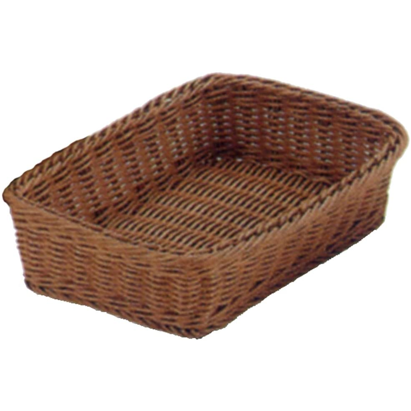 角型バスケット 36型 ブラウンRE-318-BR 1個（ご注文単位1個）【直送品】