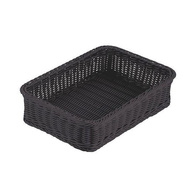 角型バスケット 36型 ブラックRE-337-BK 1個（ご注文単位1個）【直送品】