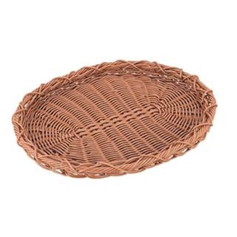 小判型バスケット デコレートエッジ 40型 ブラウンBO-502-BR 1個（ご注文単位1個）【直送品】