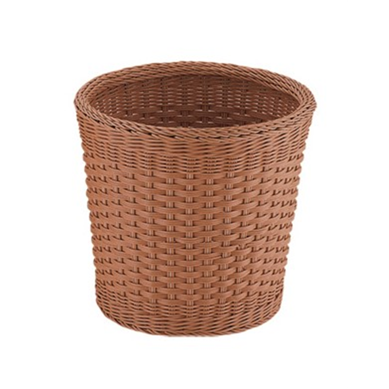 丸型ランドリーバスケット 35型 ブラウンCF-606-BR 1個(ご注文単位1個)【直送品】