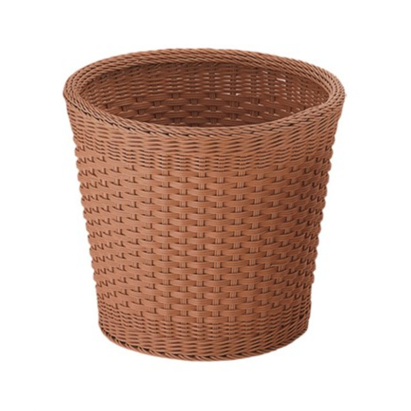 丸型ランドリーバスケット 40型 ブラウンCF-608-BR 1個(ご注文単位1個)【直送品】