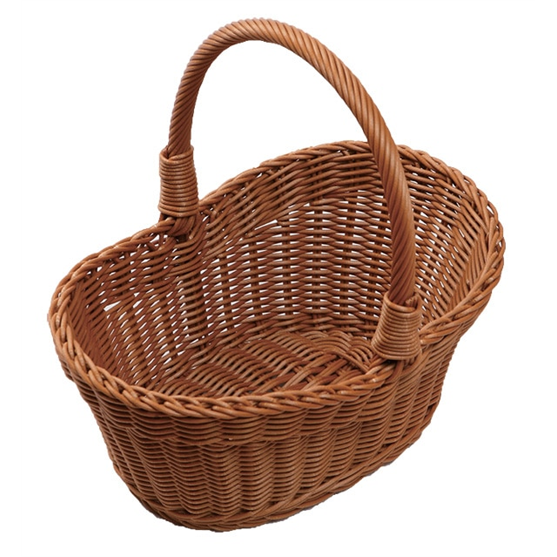 小判型 ピクニックバスケット 大 ブラウンPB-460-BR 1個（ご注文単位1個）【直送品】