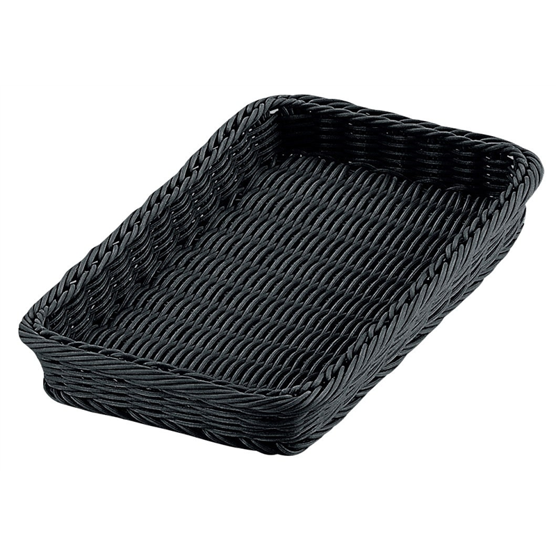 角型ベーカリーバスケット 32型 ブラックCO-710-BK 1個（ご注文単位1個）【直送品】