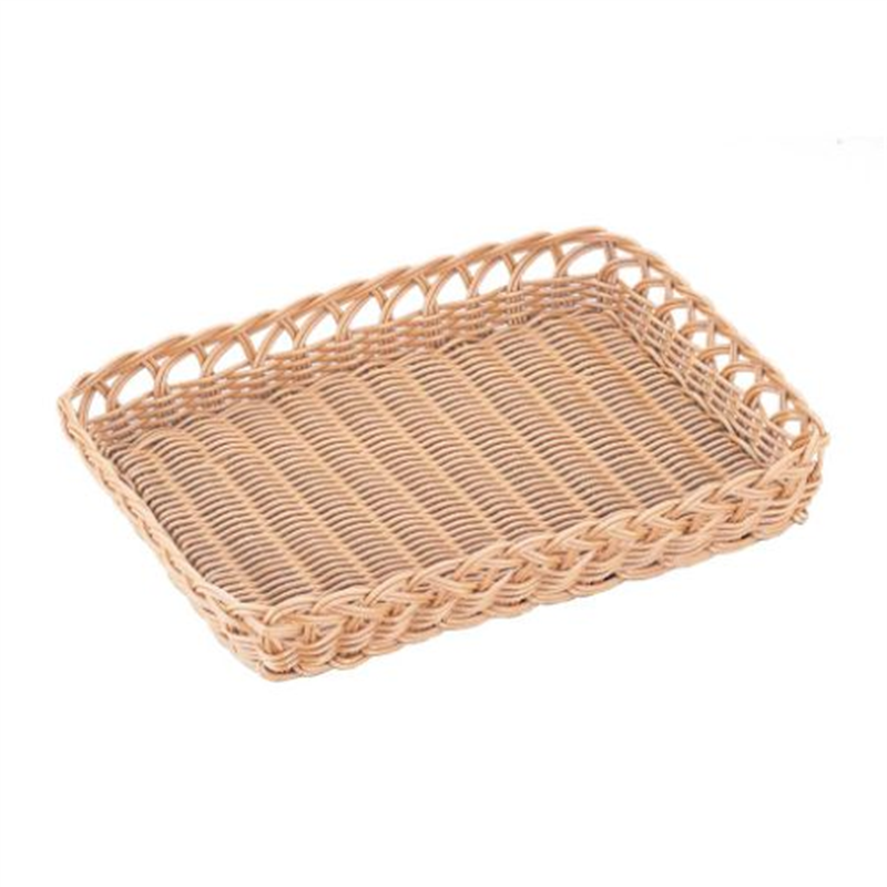 角型 ベーカリーバスケット スカシ アイボリーBB-421-IV 1個（ご注文単位1個）【直送品】