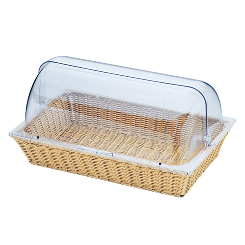 ベーカリーバスケット 1/1 アイボリー PCカバー付 BB-409-IV 1個（ご注文単位1個）【直送品】