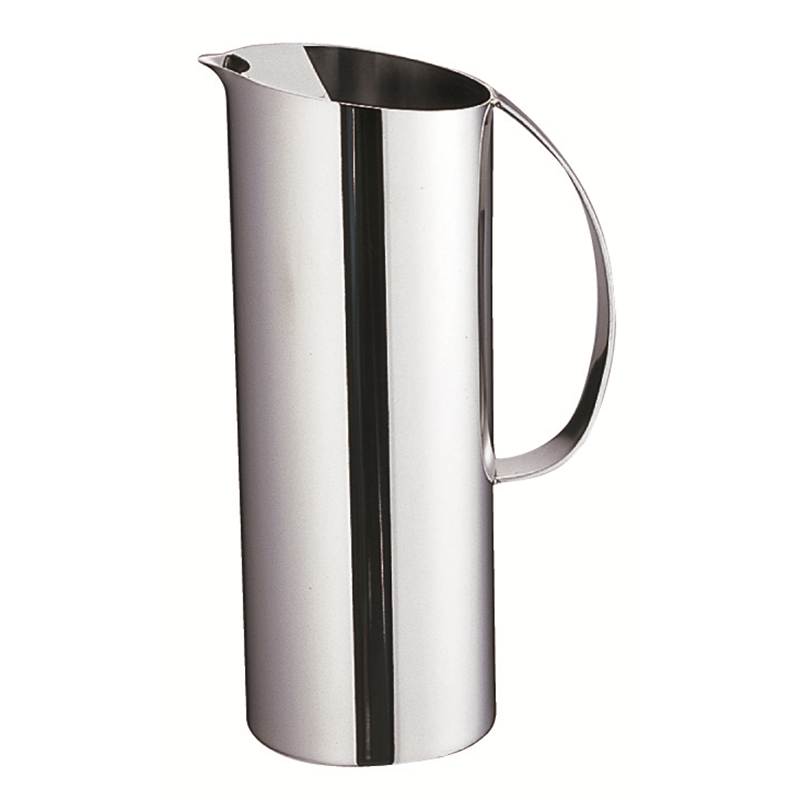 UK 18-8ウォーターピッチャー 丸型 1.0L 1個（ご注文単位1個）【直送品】