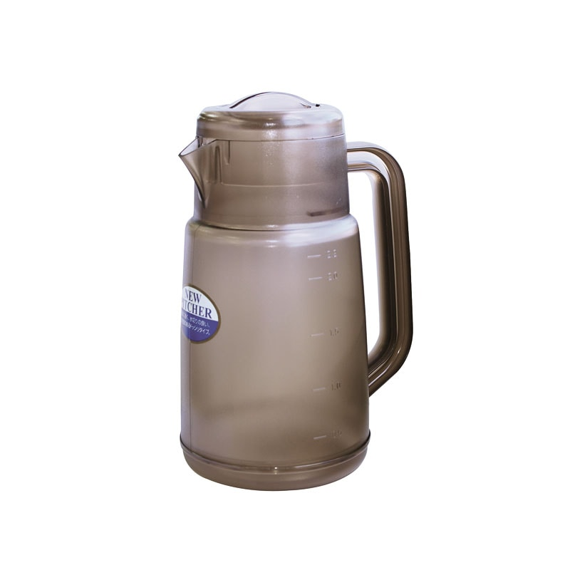 ポリカーボネイト ニューピッチャーST 2.2L ブラウン 1個（ご注文単位1個）【直送品】