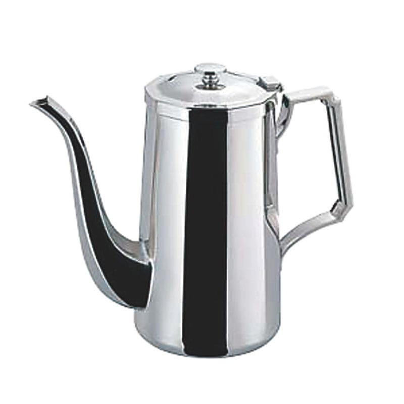 SW 18-8角型コーヒーポット 10人用 2000cc 1個(ご注文単位1個)【直送品】