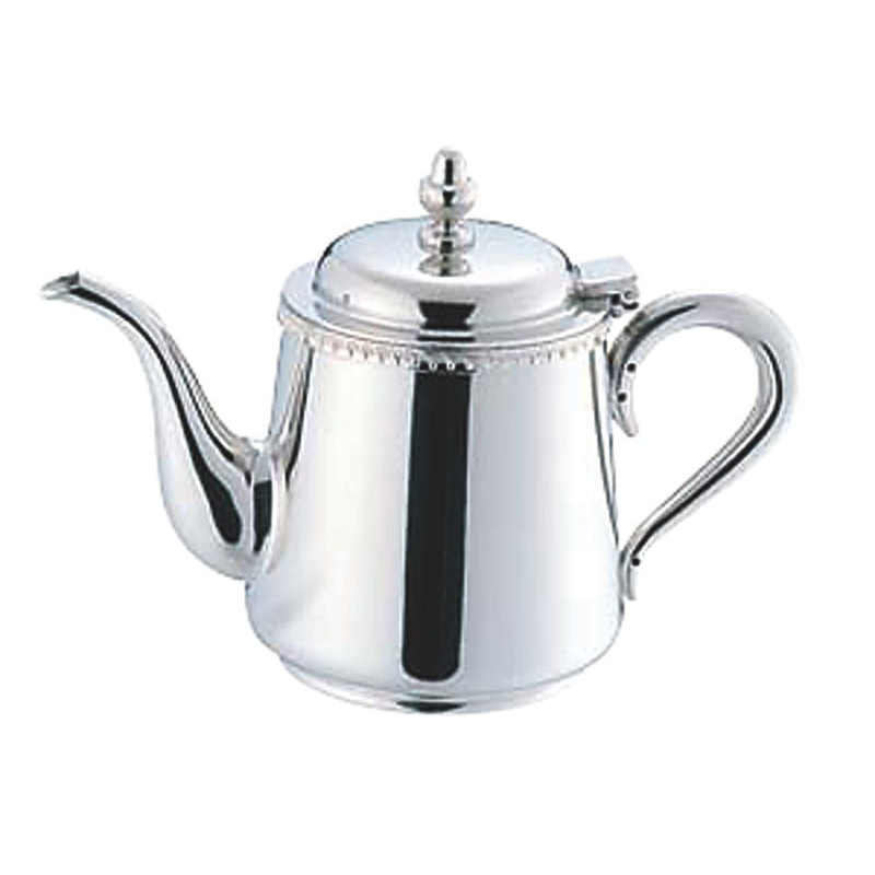 UK 18-8菊渕ティーポット 10人用 1300cc 1個（ご注文単位1個）【直送品】