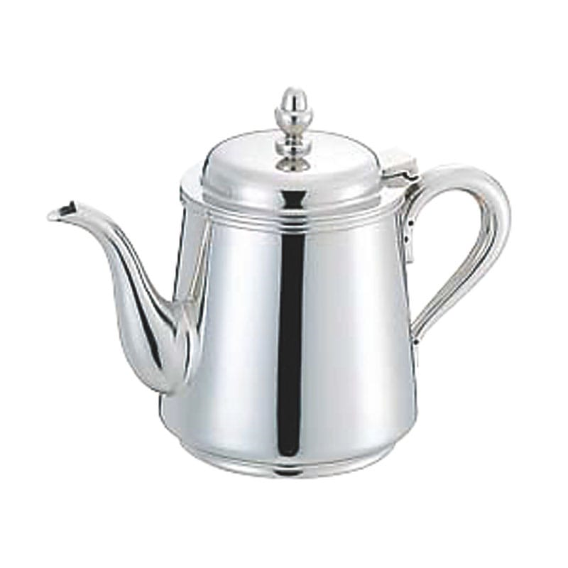 UK 18-8B渕ティーポット 5人用 670cc 1個（ご注文単位1個）【直送品】