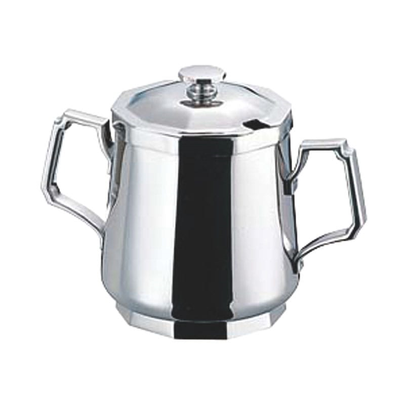 SW 18-8角型シュガーポット 7人用 400cc 1個（ご注文単位1個）【直送品】