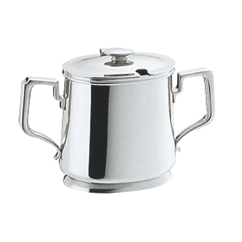 SW 18-8小判型シュガーポット 5人用 370cc 1個（ご注文単位1個）【直送品】