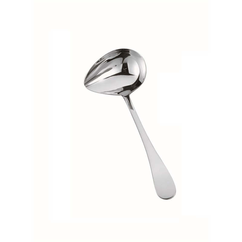 18-8リプル ソース&ドレッシングスプーン大(ブラスト) 1個（ご注文単位1個）【直送品】