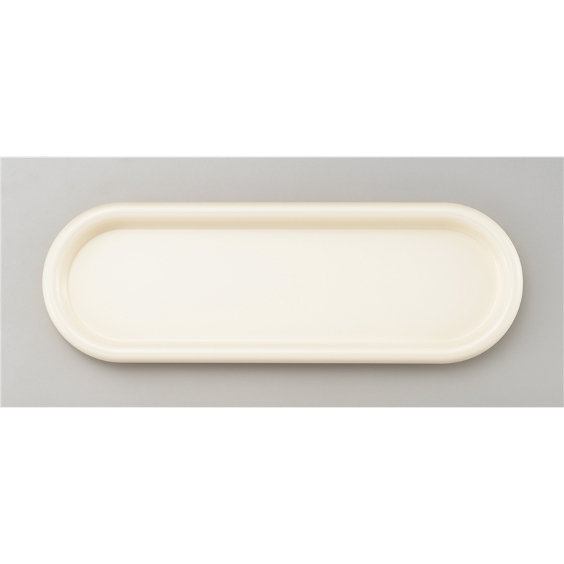 K-5110W きのこ オーバルトレー白 1個（ご注文単位1個）【直送品】