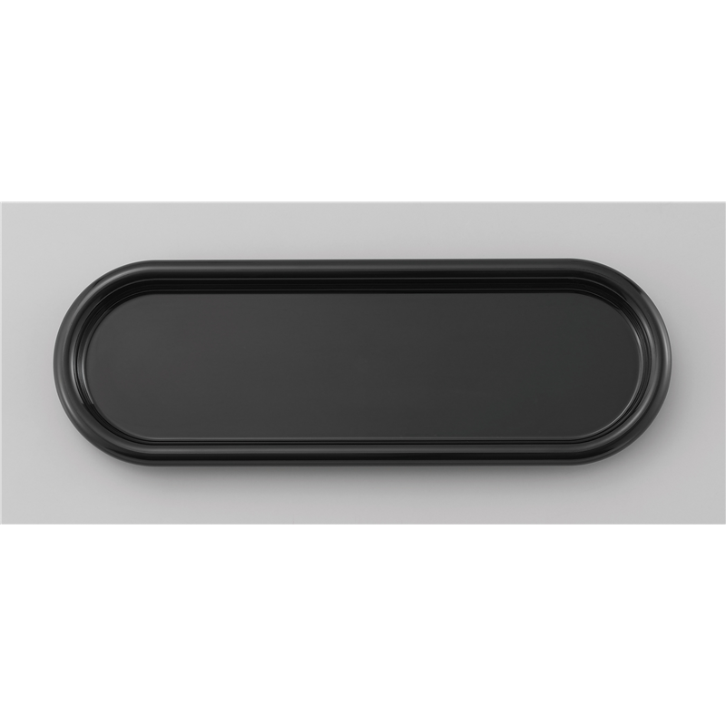K-5110B きのこ オーバルトレー黒 1個（ご注文単位1個）【直送品】