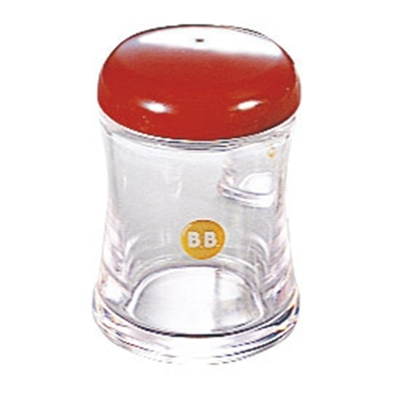 BB調味料入 B-5403R 塩入れ 赤 80cc 1個（ご注文単位1個）【直送品】