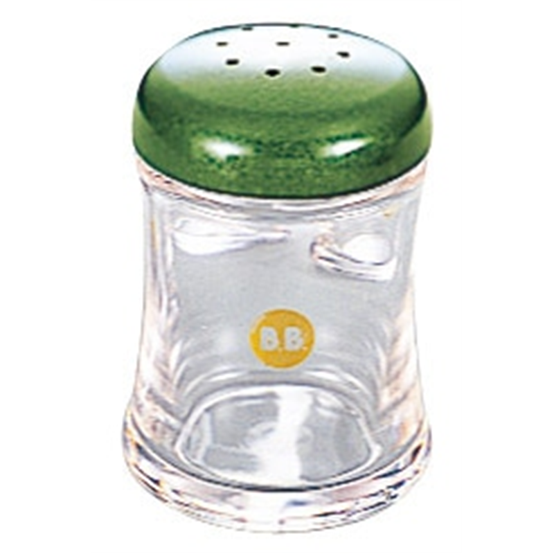 BB調味料入 B-5404G コショウ入 緑 80cc 1個（ご注文単位1個）【直送品】