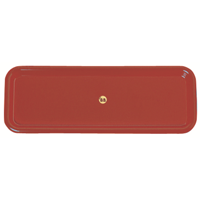 B-5411R BB調味料長角トレー レッド 1個（ご注文単位1個）【直送品】