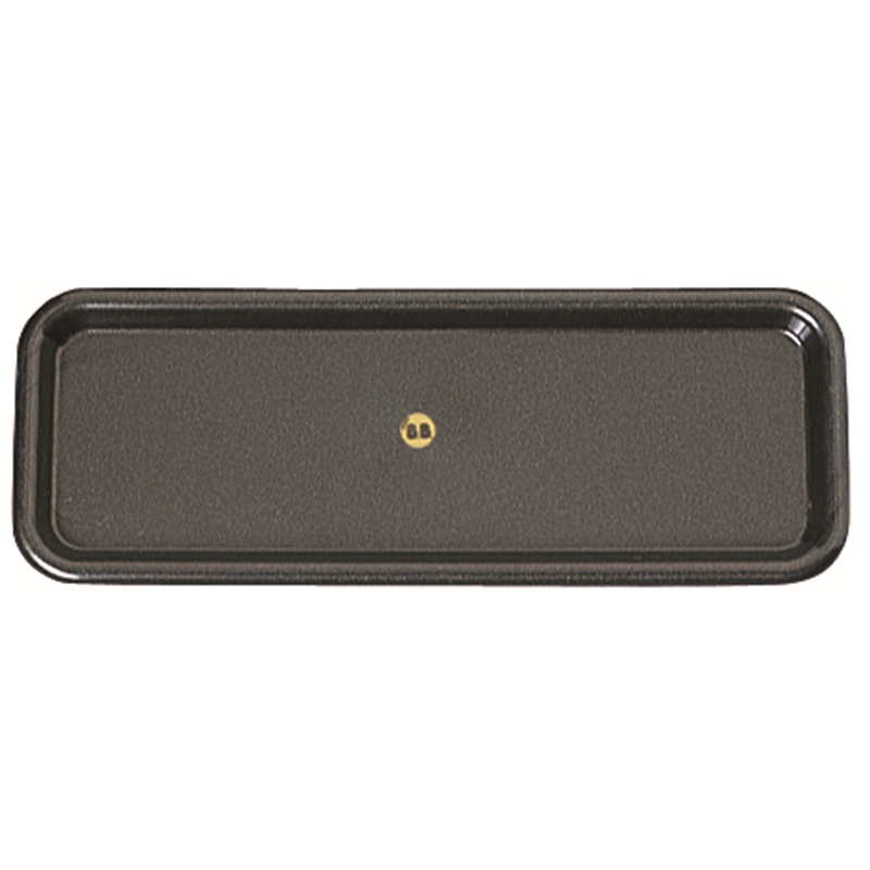 B-5411B BB調味料長角トレー ブラック 1個（ご注文単位1個）【直送品】