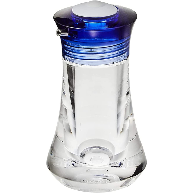 PU-2(M) [クリアブルー] プッシュワン しょう油差し 1個（ご注文単位1個）【直送品】