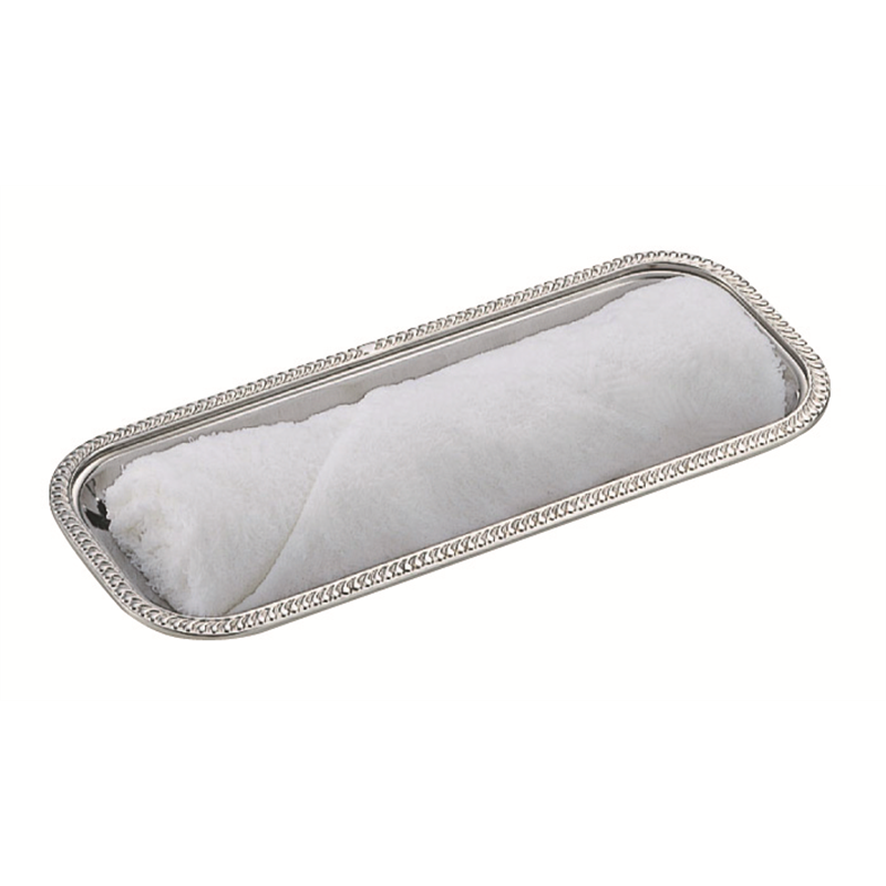 SW 18-8角おしぼり入 菊渕 1個（ご注文単位1個）【直送品】