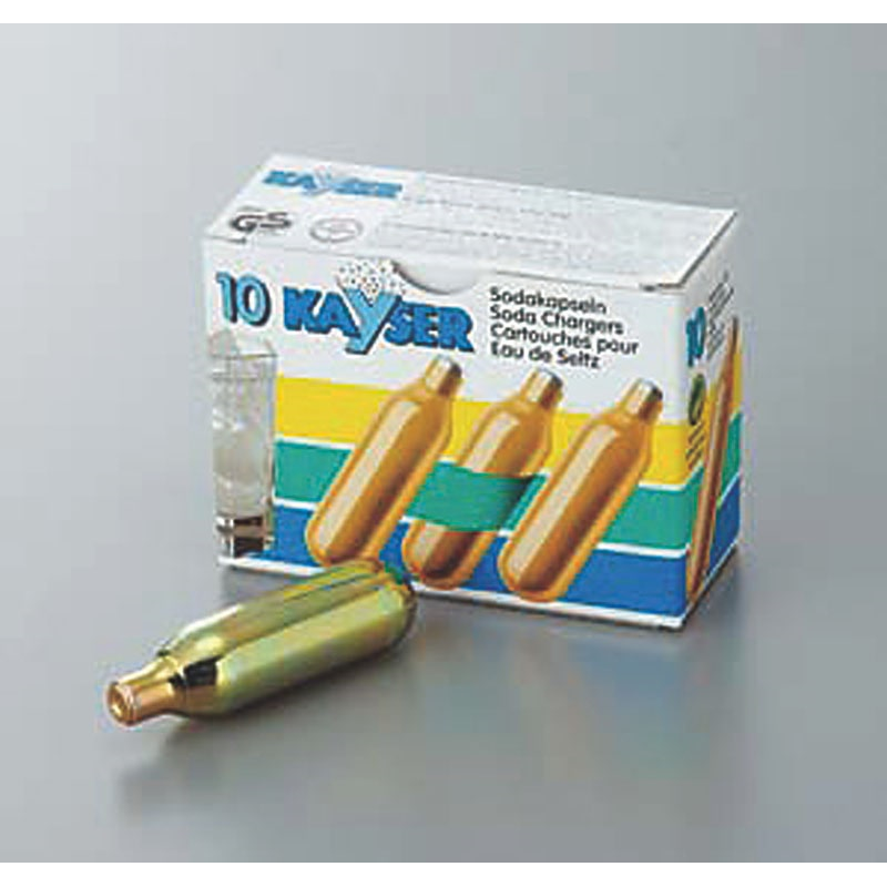 ソーダサイフォン取替ソーダバルブ(10本入) 1個(ご注文単位1個)【直送品】