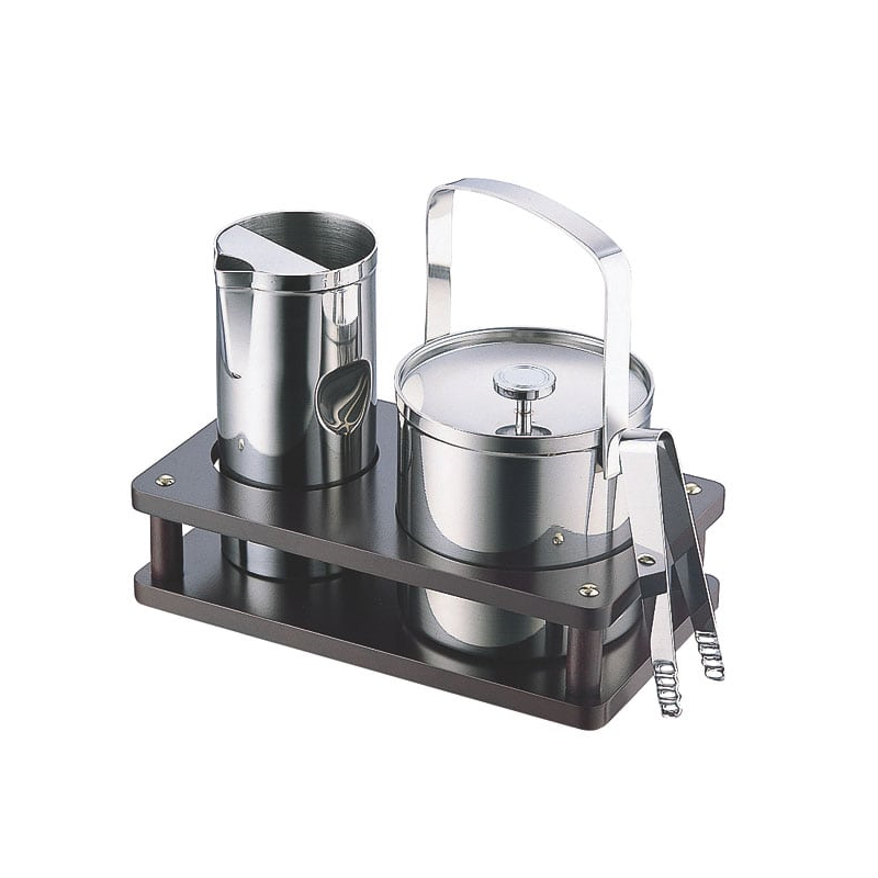 ペール&ピッチャー(木台付)MR-102 1個(ご注文単位1個)【直送品】