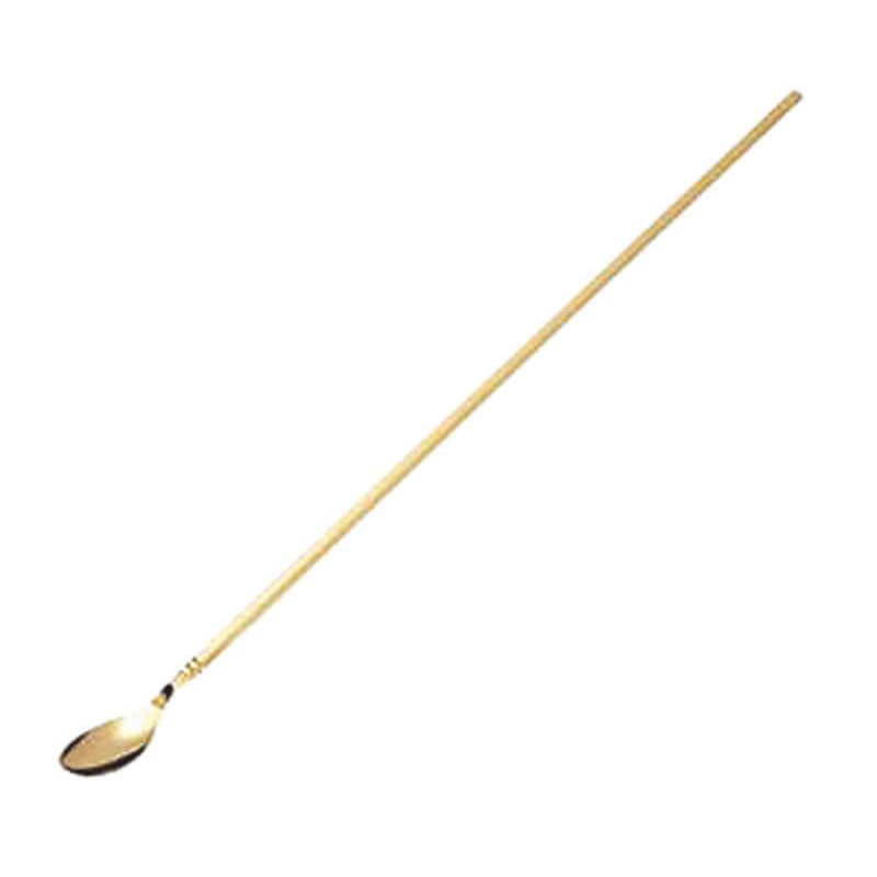 18-10 ブロアム マドラースプーン ゴールド 大 フォーク無 1個（ご注文単位1個）【直送品】