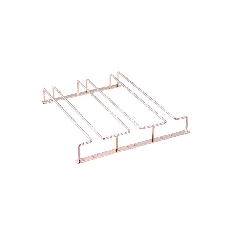 KD グラスハンガー24金メッキ 3連(グラスベース巾8x290mm) 1個(ご注文単位1個)【直送品】