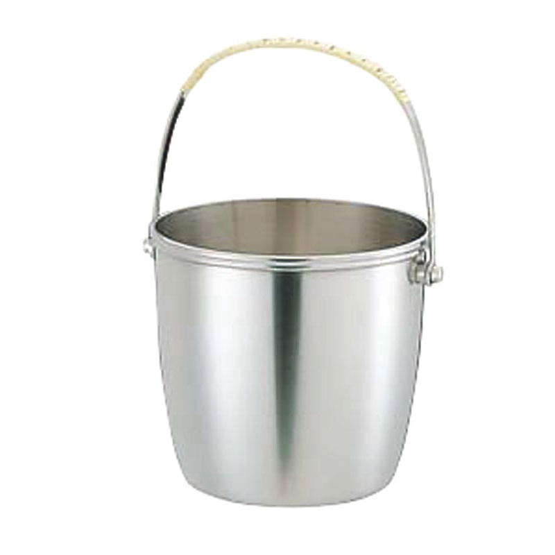 UK 18-8B渕M型アイスペール 1個(ご注文単位1個)【直送品】