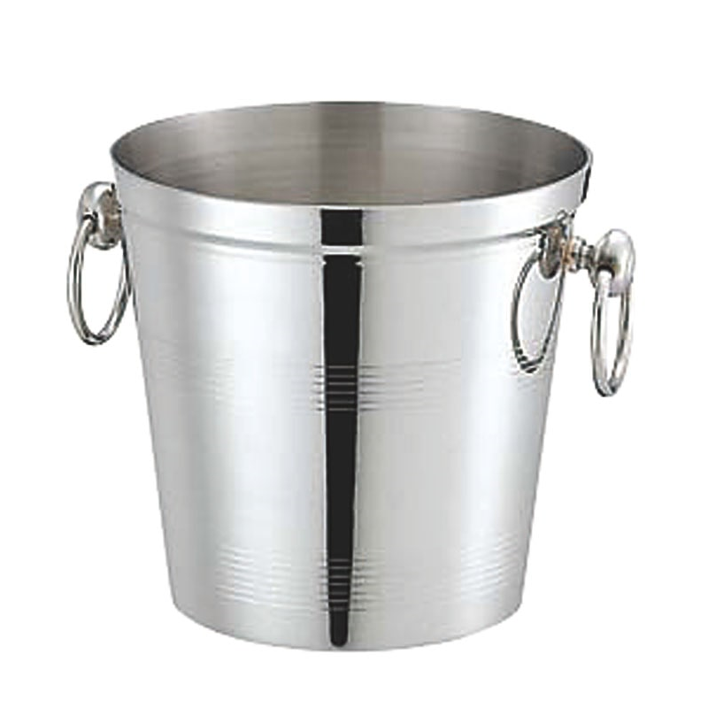 UK 18-8S型シャンパンクーラーL 1個（ご注文単位1個）【直送品】