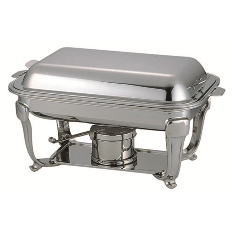 UK 18-8スタッキング バロン角チューフィングディッシュ S 22インチ 1個（ご注文単位1個）【直送品】