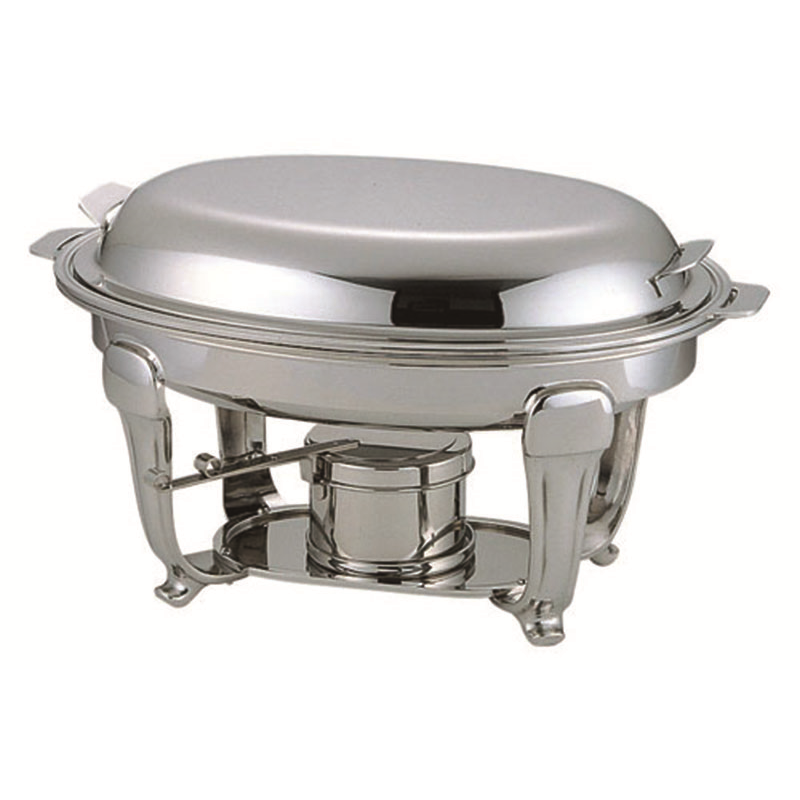 UK 18-8スタッキング バロン小判チューフィングディッシュ24インチ 1個（ご注文単位1個）【直送品】