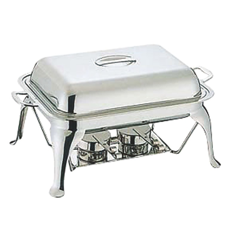 SW 18-8スタッキング 角チューフィングディッシュ S 22インチ 1個（ご注文単位1個）【直送品】