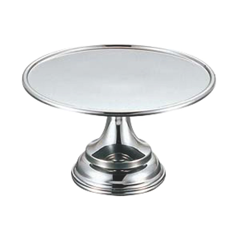 UK 18-8フラットケーキスタンド 10インチ 1個（ご注文単位1個）【直送品】