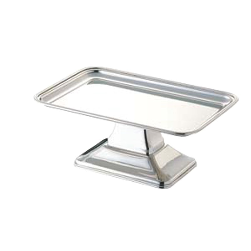 UK 18-8バロン角型ケーキコンポート 14インチ 1個（ご注文単位1個）【直送品】